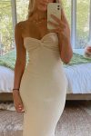 Solid-Color-Strapless-Knitted-Dress-1